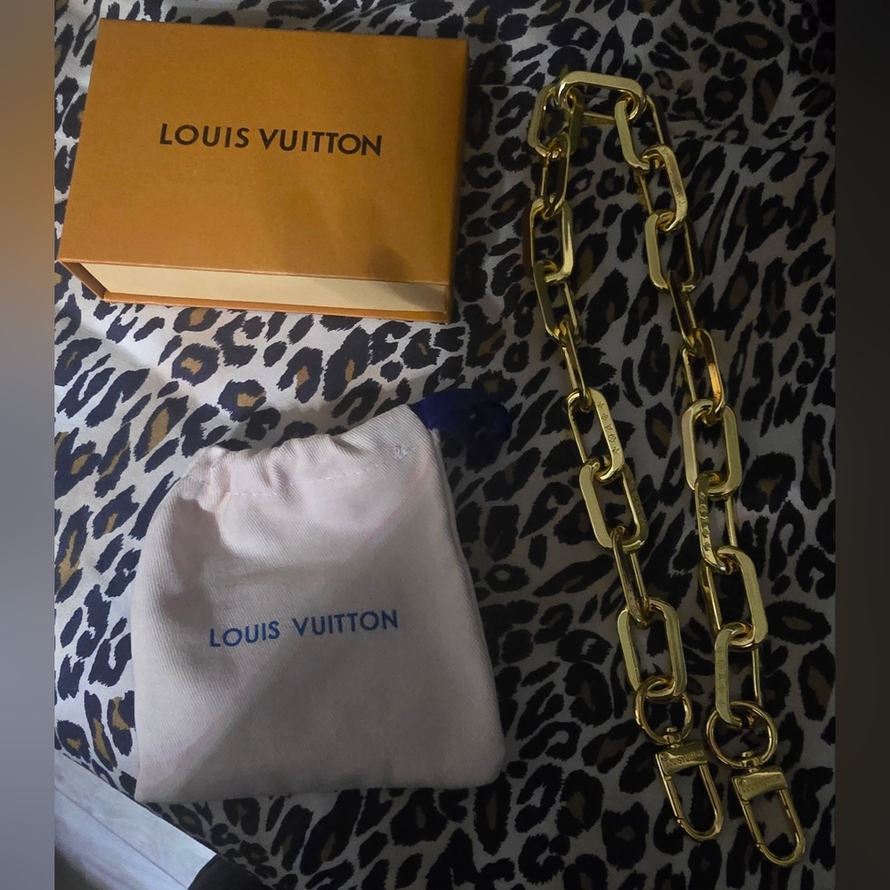 Gold Shoulder Chain Purse Strap